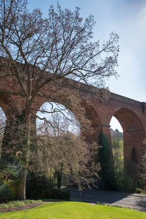 Bluebell Railway Viaduct at East Grinsteadの写真素材