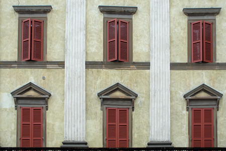 BERGAMO, LOMBARDY/ITALY - JUNE 26 : View of a Building in Piazza Vecchia Bergamo on June 26, 2017のeditorial素材