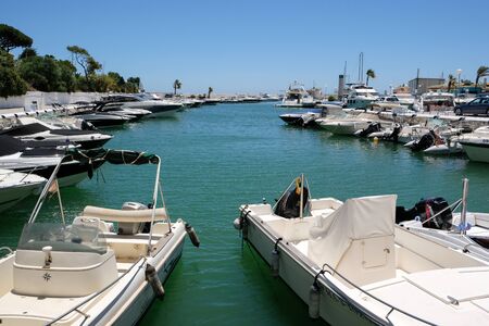 CABO PINO, ANDALUCIA/SPAIN - JULY 2 : Boats in the Marina at Cabo Pino  AndalucÃ­a Spain on July 2, 2017のeditorial素材