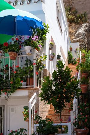 MIJAS, ANDALUCIA/SPAIN - JULY 3 : Typical House in Mijas   AndalucÃ­a Spain on July 3, 2017のeditorial素材