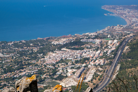 BENALMADENA, ANDALUCIA/SPAIN - JULY 7 : View from Mount Calamorro near Benalmadena Spain on July 7, 2017の写真素材