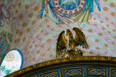 LONDON - JULY 30 : Interior View of Westminster Cathedral in London on July 30, 2017のeditorial素材