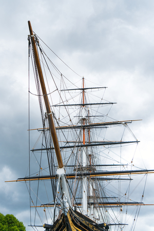 LONDON - JULY 30 : View of the Cutty Sark in London on July 30, 2017
