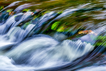 View of the East Lyn Riverの写真素材