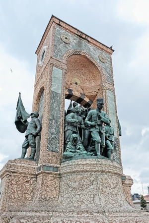 ISTANBUL, TURKEY - MAY 25 : The Monument of the Republic in Istanbul Turkey on May 25, 2018のeditorial素材