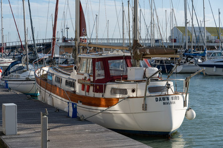 BRIGHTON, SUSSEX/UK - JANUARY 8 : View of the Marina in Brighton Sussex on January 8, 2019. Three...