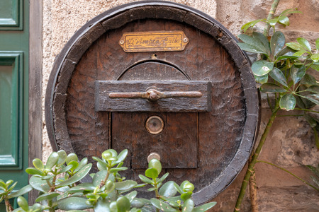 VERNAZZA, LIGURIA/ITALY  - APRIL 20 : Unusual letter box in Vernazza Liguria Italy on April 20, 2019のeditorial素材