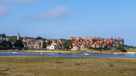 View of Alnmouth in Northumberlandの写真素材