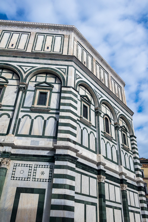 FLORENCE, TUSCANY/ITALY - OCTOBER 19 : View of Saint Mary cathedral in Florence on October 19, 2019のeditorial素材