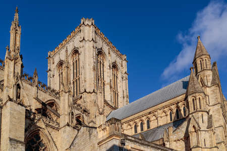 YORK, NORTH YORKSHIRE/UK - FEBRUARY 20 : View of York Minster in York, North Yorkshire on February...