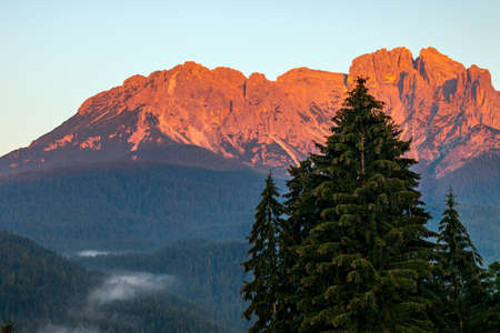 Sunrise in the Dolomites at Candide, Veneto, Italy