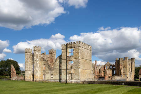 MIDHURST, WEST SUSSEX/UK - SEPTEMBER 1 : View of the Cowdray Castle ruins in Midhurst, West Sussex on September 1, 2020のeditorial素材