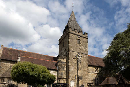 MIDHURST, WEST SUSSEX/UK - SEPTEMBER 1 : View of St Mary Magdelene and St Denys Church in Midhurst on September 1, 2020のeditorial素材
