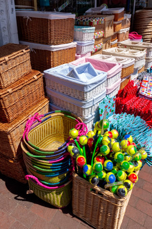 TUNBRIDGE WELLS, KENT/UK - JUNE 30 : Goods for sale in Royal Tunbridge Wells on June 30, 2009.のeditorial素材