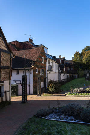 EAST GRINSTEAD, WEST SUSSEX, UK - JANUARY 25 : View of buildings in East Grinstead West Sussex on January 25, 2021のeditorial素材
