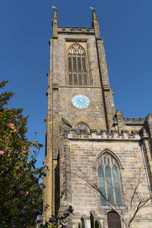 EAST GRINSTEAD, WEST SUSSEX, UK - MARCH 1 : View of St Swithun's Church in East Grinstead West Sussex on March 1,  2021のeditorial素材