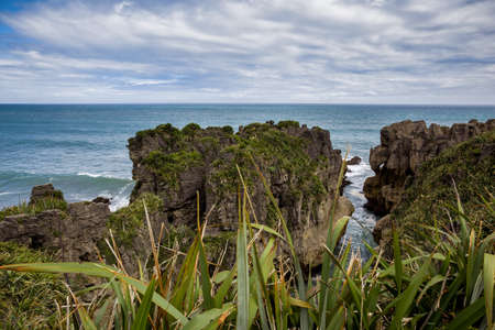 Pancake Rocks near Punakaiki in New Zealand