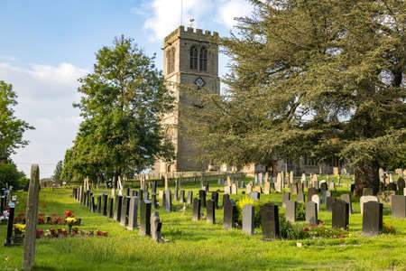 HANMER, CLWYD, WALES - JULY 10 : View of St.Chads Church in Hanmer, Wales on July 10, 2021のeditorial素材