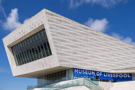LIVERPOOL, UK - JULY 14 : View of the Museum in Liverpool, England on July 14, 2021のeditorial素材