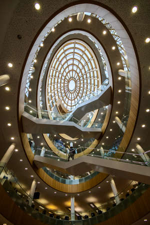 LIVERPOOL, UK - JULY 14 : Interior view of the Central Library in Liverpool, England UK on July 14,...