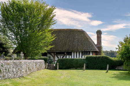 ALFRISTON, EAST SUSSEX, UK - SEPTEMBER 13 : View of Clergy House in Alfriston, East Sussex on September 13, 2021のeditorial素材