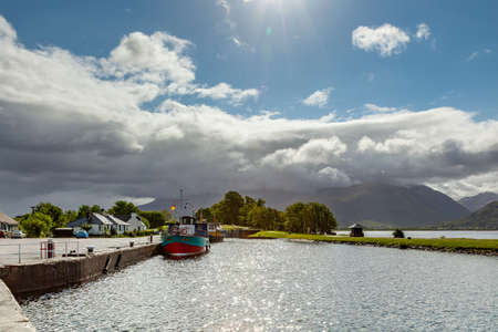 CORPACH, SCOTLAND, UK - MAY 19 : Caledonian canal at Corpach in Scotland on May 19, 2011のeditorial素材