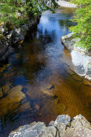 View of the River Tay in Scotlandの写真素材