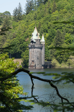 Llanddyn, Oswestry, Wales - May 27 : View of the Streaming station at Llanddyn, Oswestry, Wales on May 27, 2023のeditorial素材