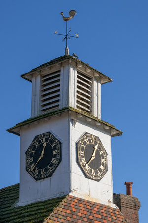 Steyning, West Sussex, UK - January 10. View of an old building in Steyning, West Sussex on January...