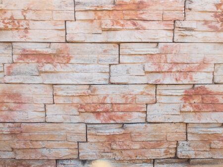 Decorative wall facing panels brickwork. Background pattern.