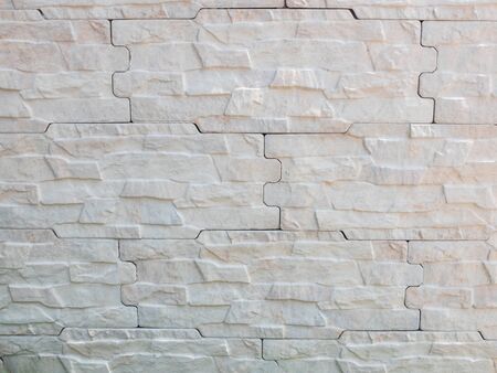 Decorative wall facing panels brickwork. Background pattern.