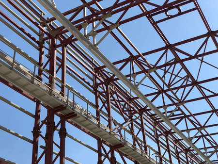 Overhead traveling gantry crane beam and truss ceilings