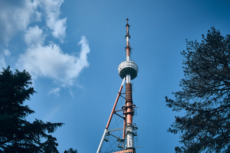 Tbilisi TV towerの写真素材