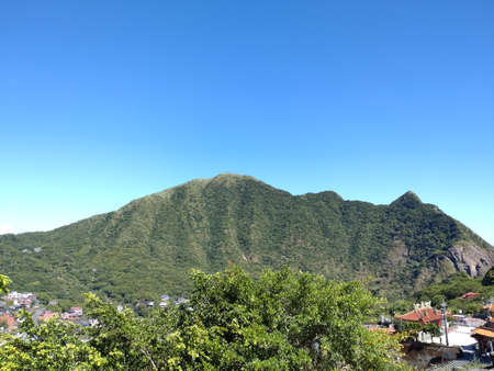 The amazing of the mountain peaks in the northeast Taiwan