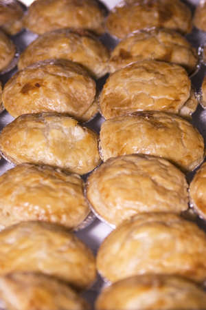 A tray of pies at a partyの写真素材