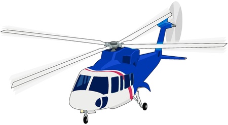 Helicopter vector illustrationのイラスト素材