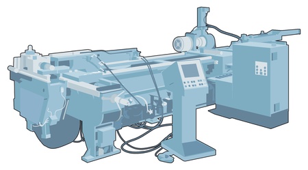 Industrial factory machine 1のイラスト素材