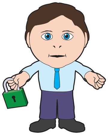 Security manのイラスト素材