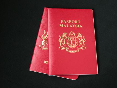 Malaysian passportの写真素材