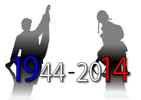 anniversary of two world wars in Europe and usaのイラスト素材