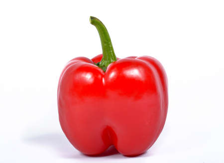red pepper isolate on the white backgroundの写真素材