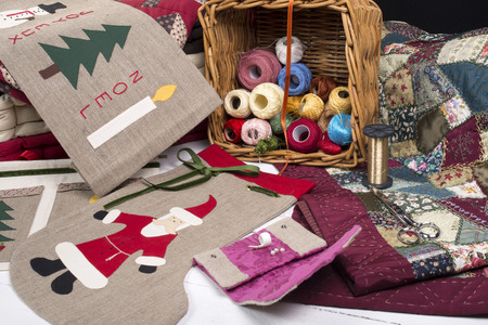 various items for quilting and embroidery