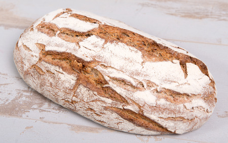 a close up of the traditional bread