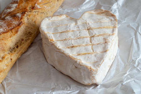 traditional Neufchatel cheese, an airy product, France