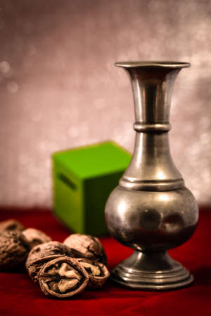 still life with walnuts