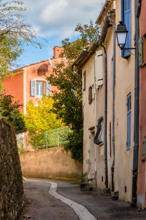 the village of Rians, in Provenceの写真素材