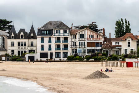 Le Pouliguen, seaside resort in Brittanyの写真素材