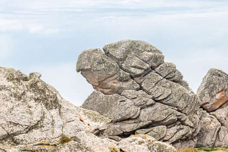 the island of Ouessant of Brittanyの写真素材