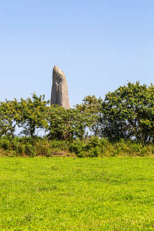 menhir of Kerloas in Brittanyの写真素材