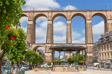 Morlaix railway, viaductのeditorial素材